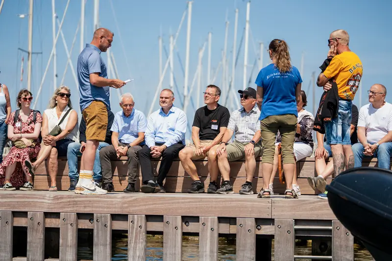 Middelfart Erhverv tog pulsen på den nye marina ved Fænøsund: »Det her er et vandstadion«