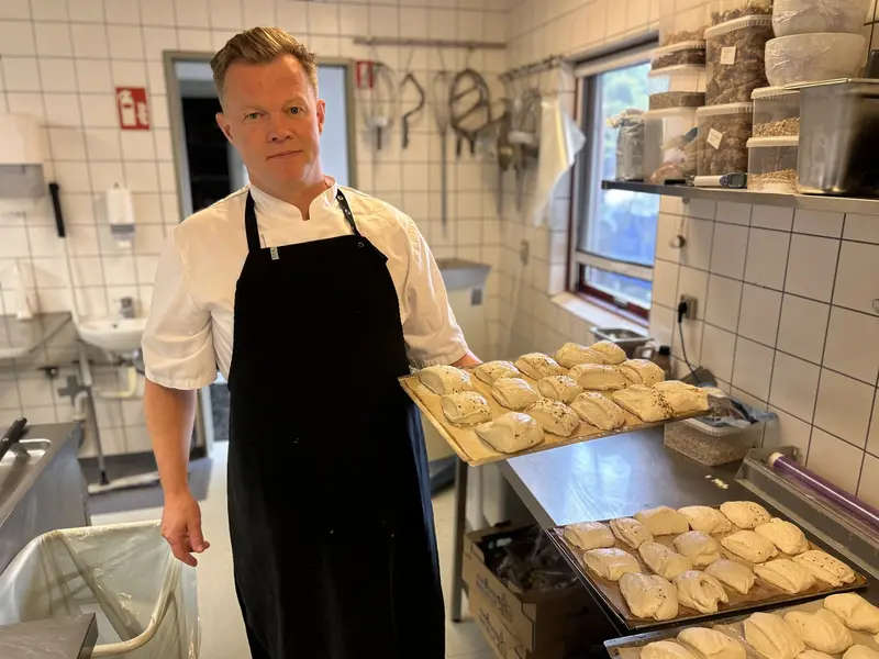 Sommer ved Lillebælt og dagens fangst på bordet