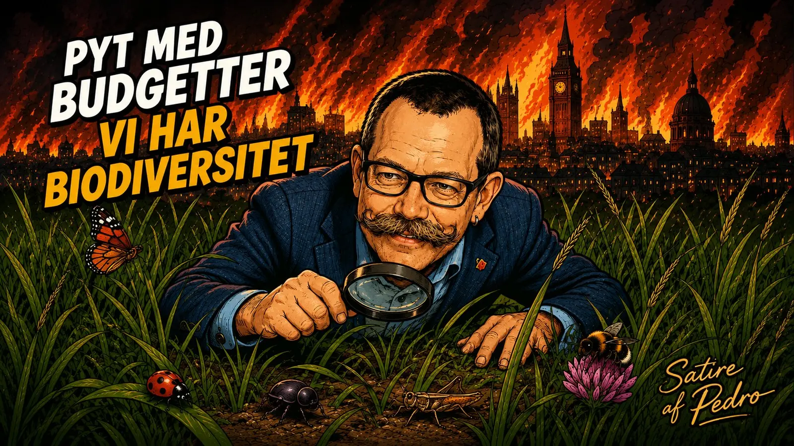 Satire af Pedro — »Pyt med budgetter, vi har biodiversitet«