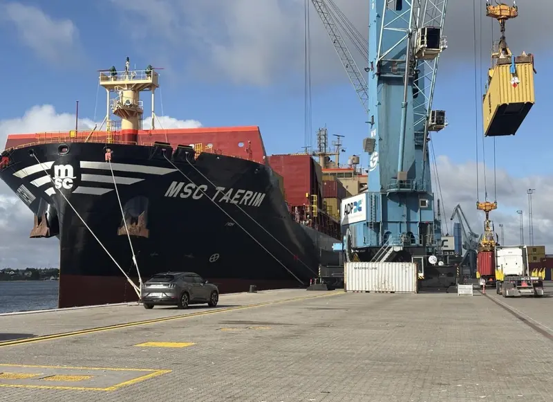 Rekordanløb på Fredericia Container Terminal: 1.610 containerbevægelser over kaj