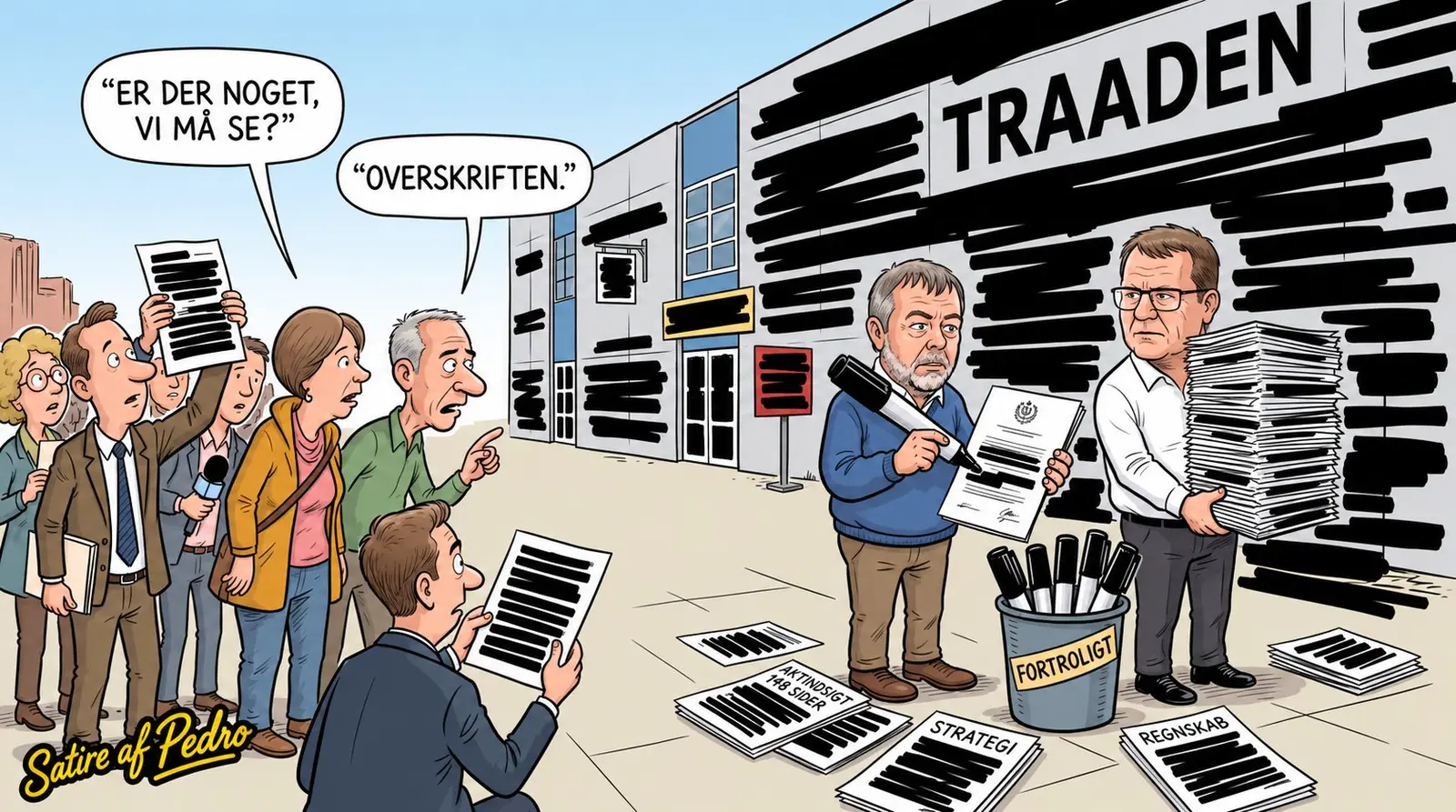 Satire af Pedro — »Overskriften«