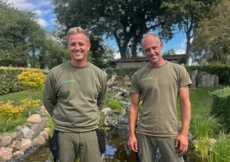De blev kaldt Brødrene Fisk: Nu vil Kristian og Jeppe gøre haver levende med vand