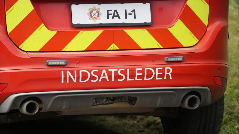 Brand i garageanlæg under ombygning i Fredericia