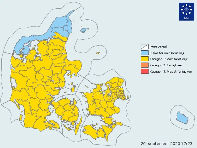 DMI varsler tæt tåge